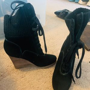 Steve Madden wedge boots